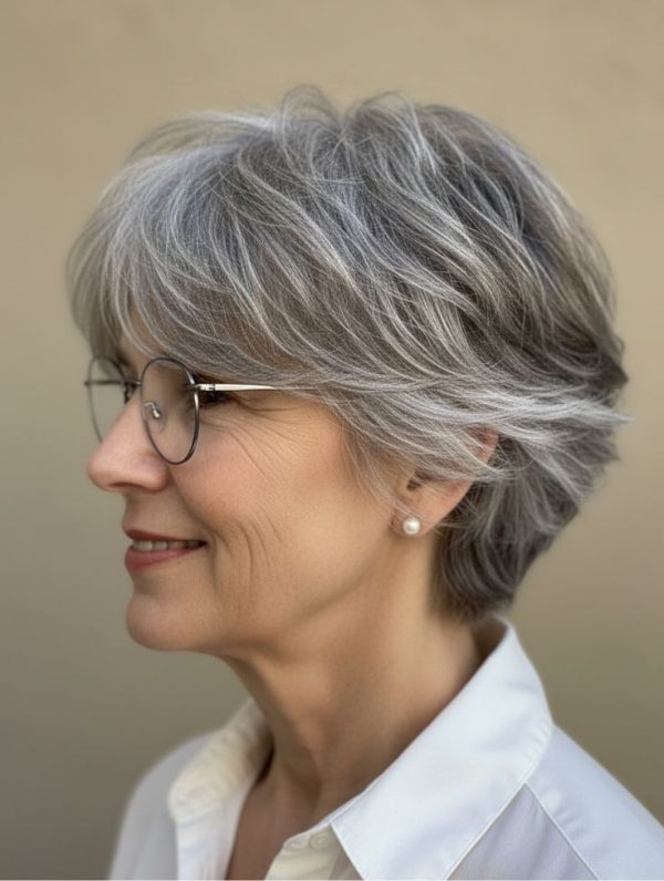 15 Hairstyles for Thin Fine Hair with Glasses